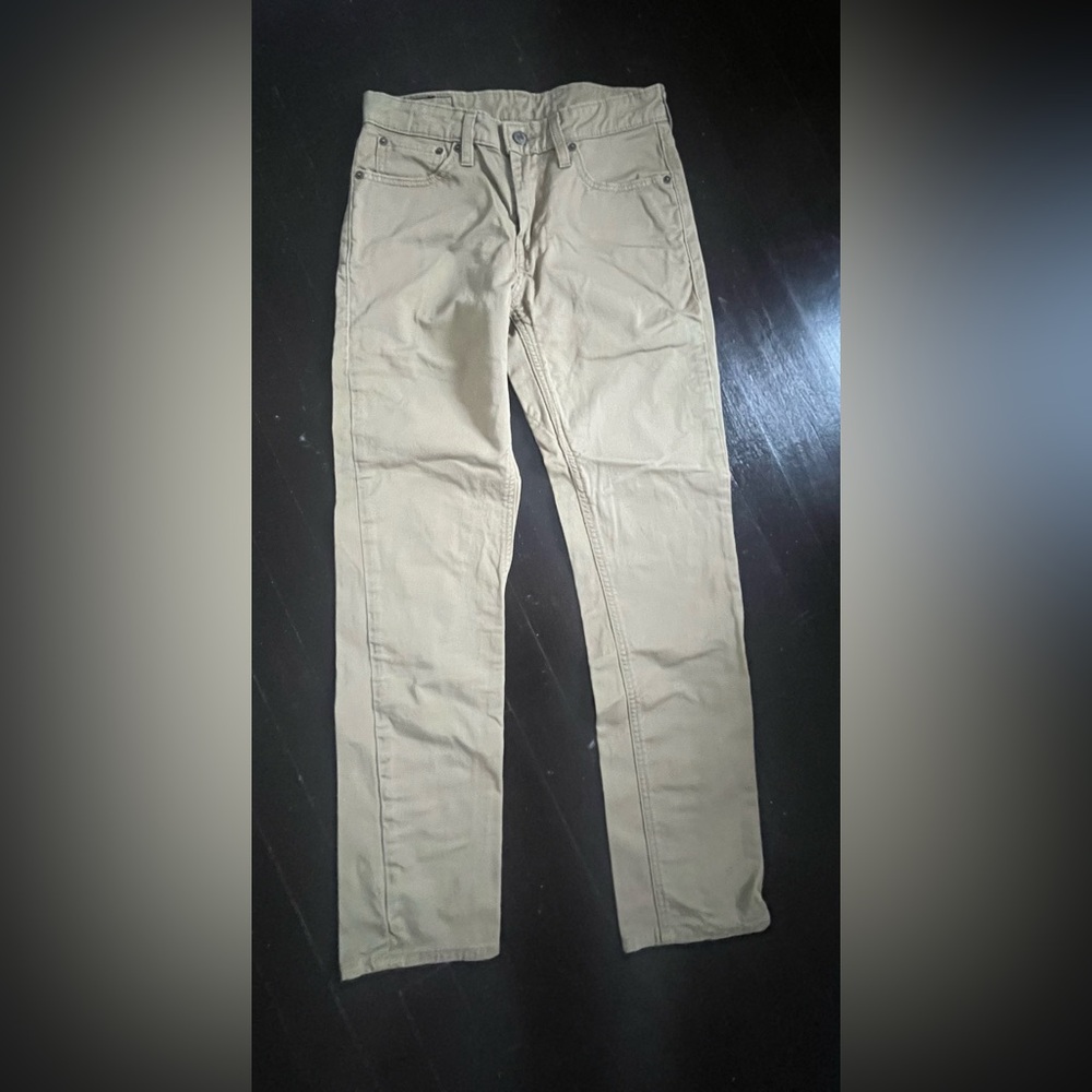 Levi's 511 Slim Fit Chino Pants - Tan - 29 x 30